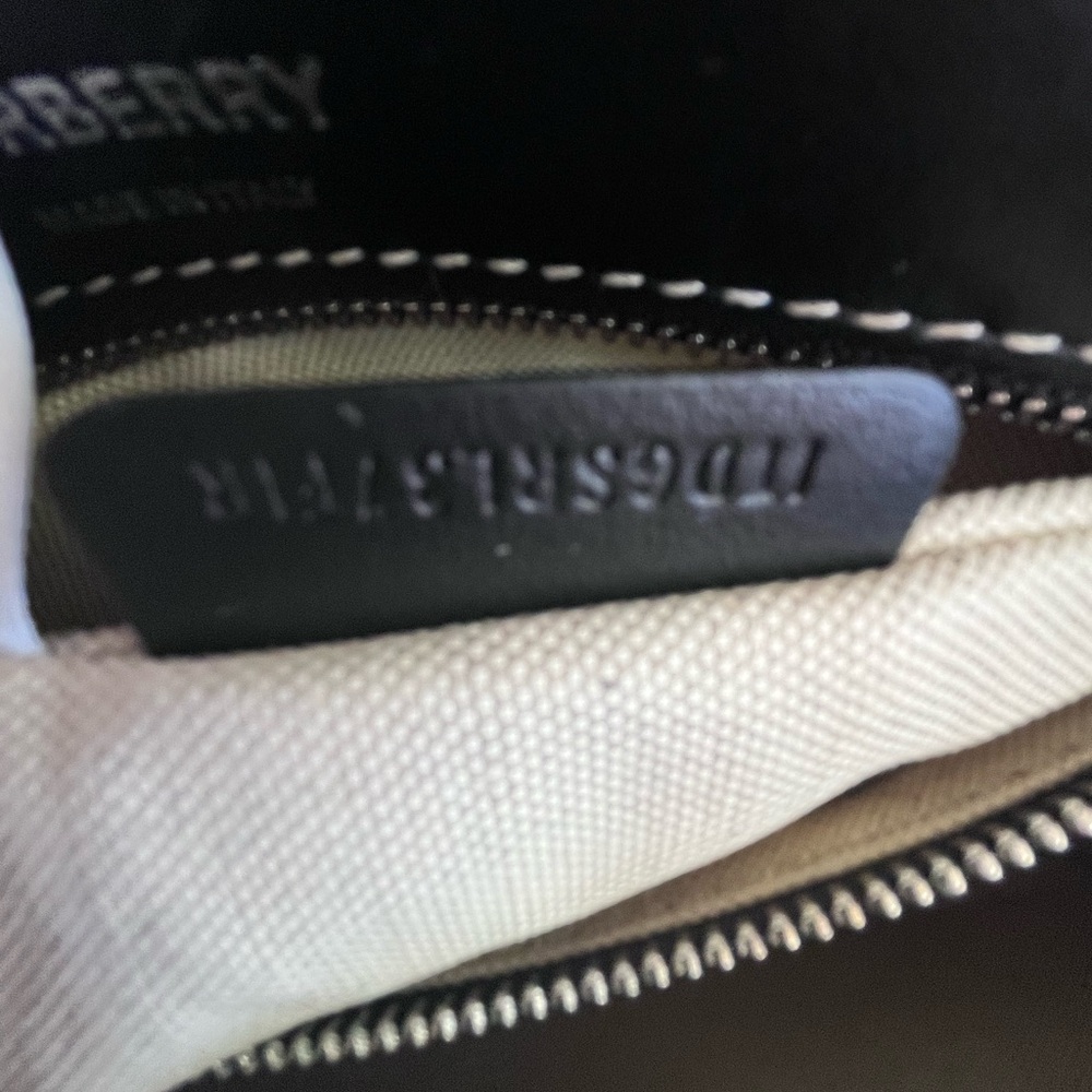 BURBERRY Check Jacquard Pocket Bag - Picture 14 of 17